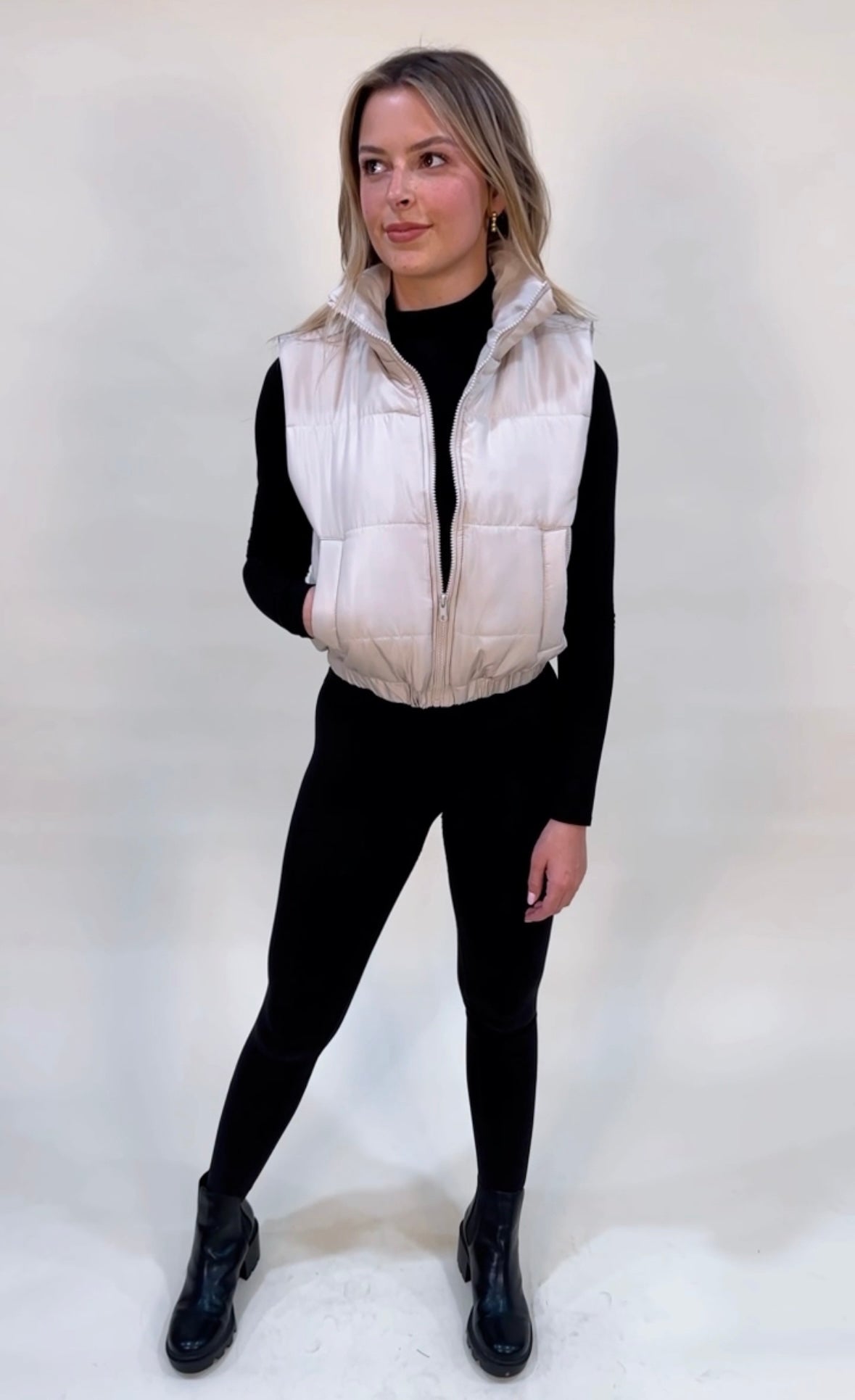 Trish puffer vest