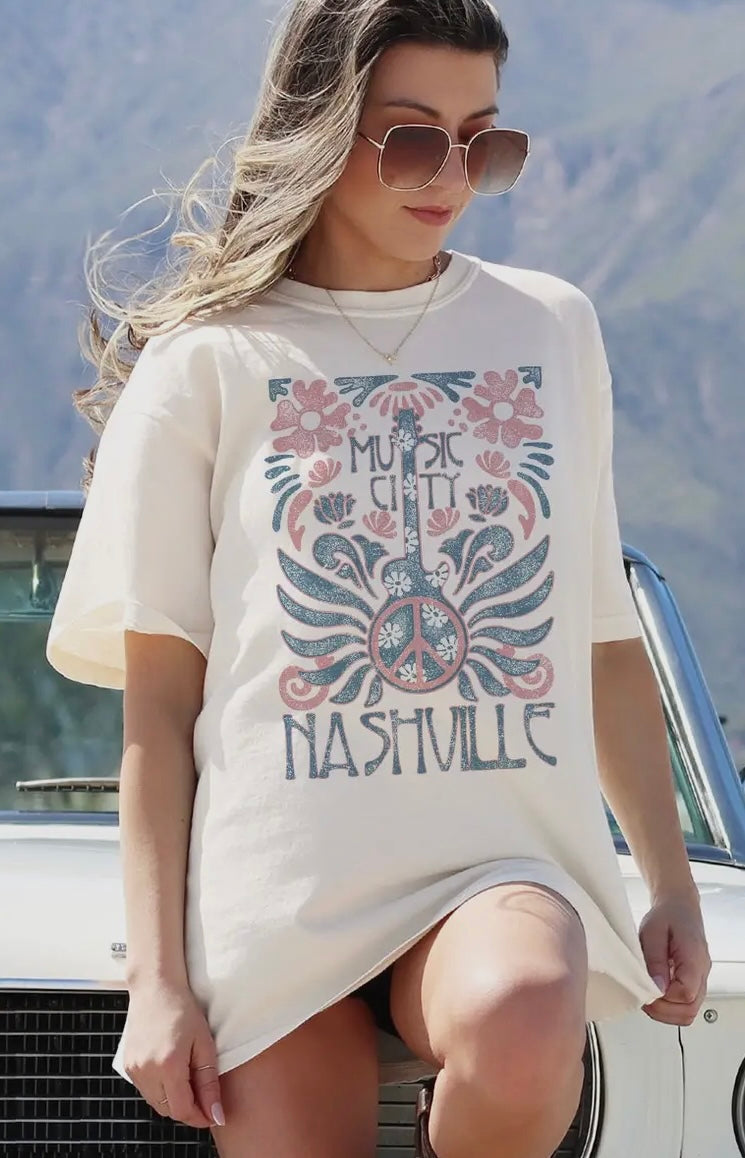 Nashville oversized tee