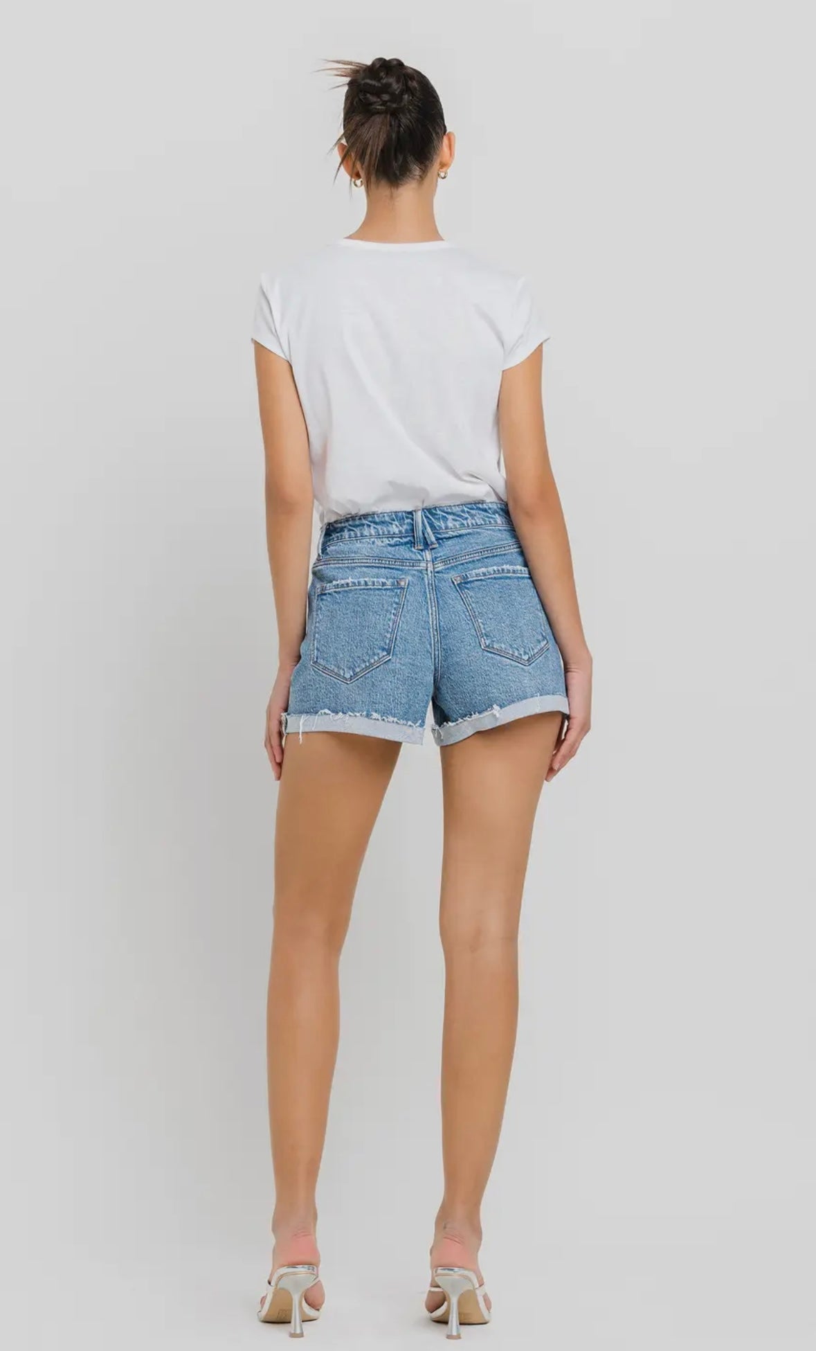 Evie denim shorts