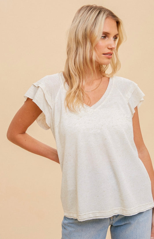 Classic V-neck tee