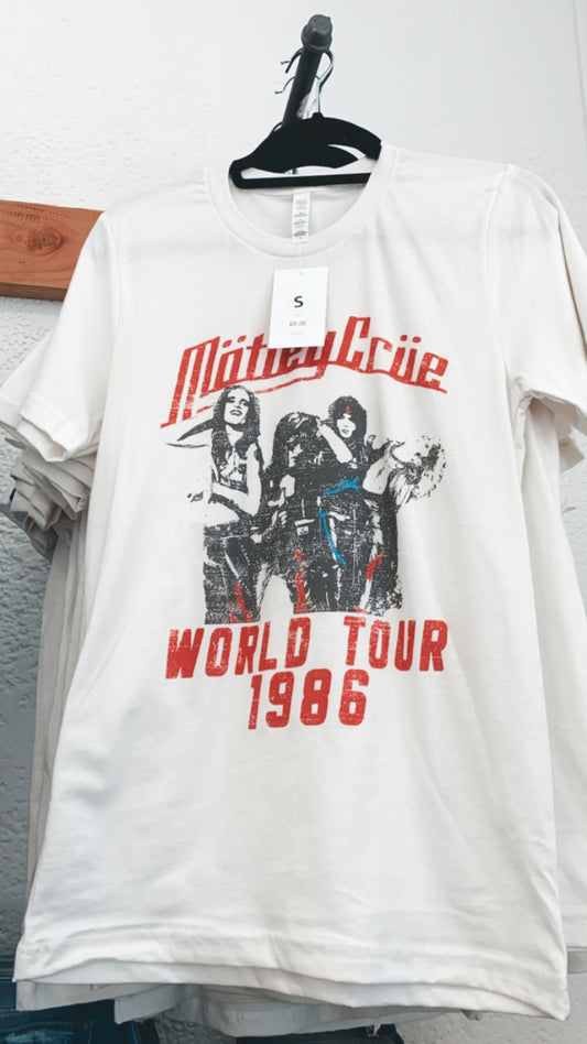 Motley Crue World Tour graphic tee