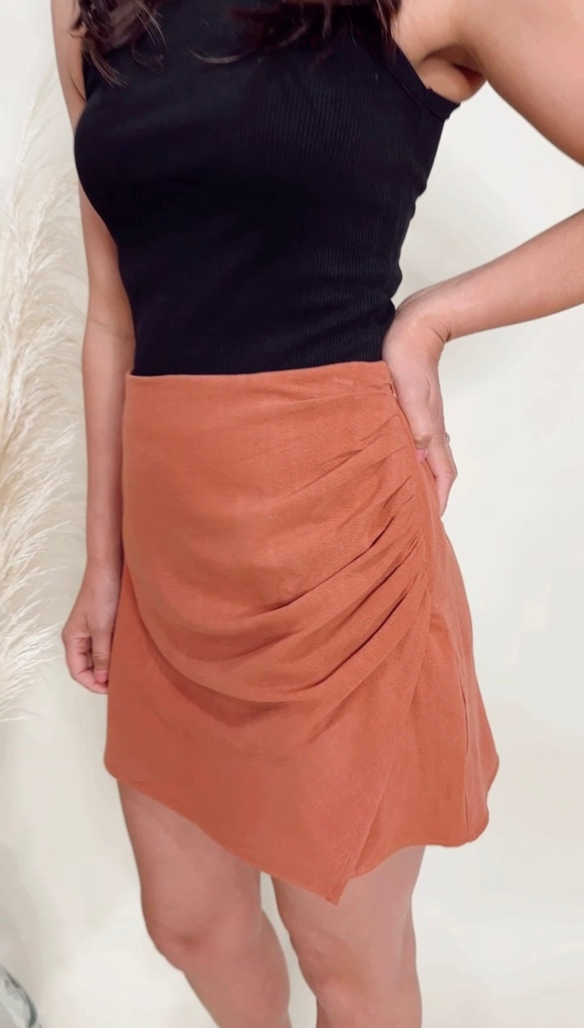 In My Favor Linen Skirt